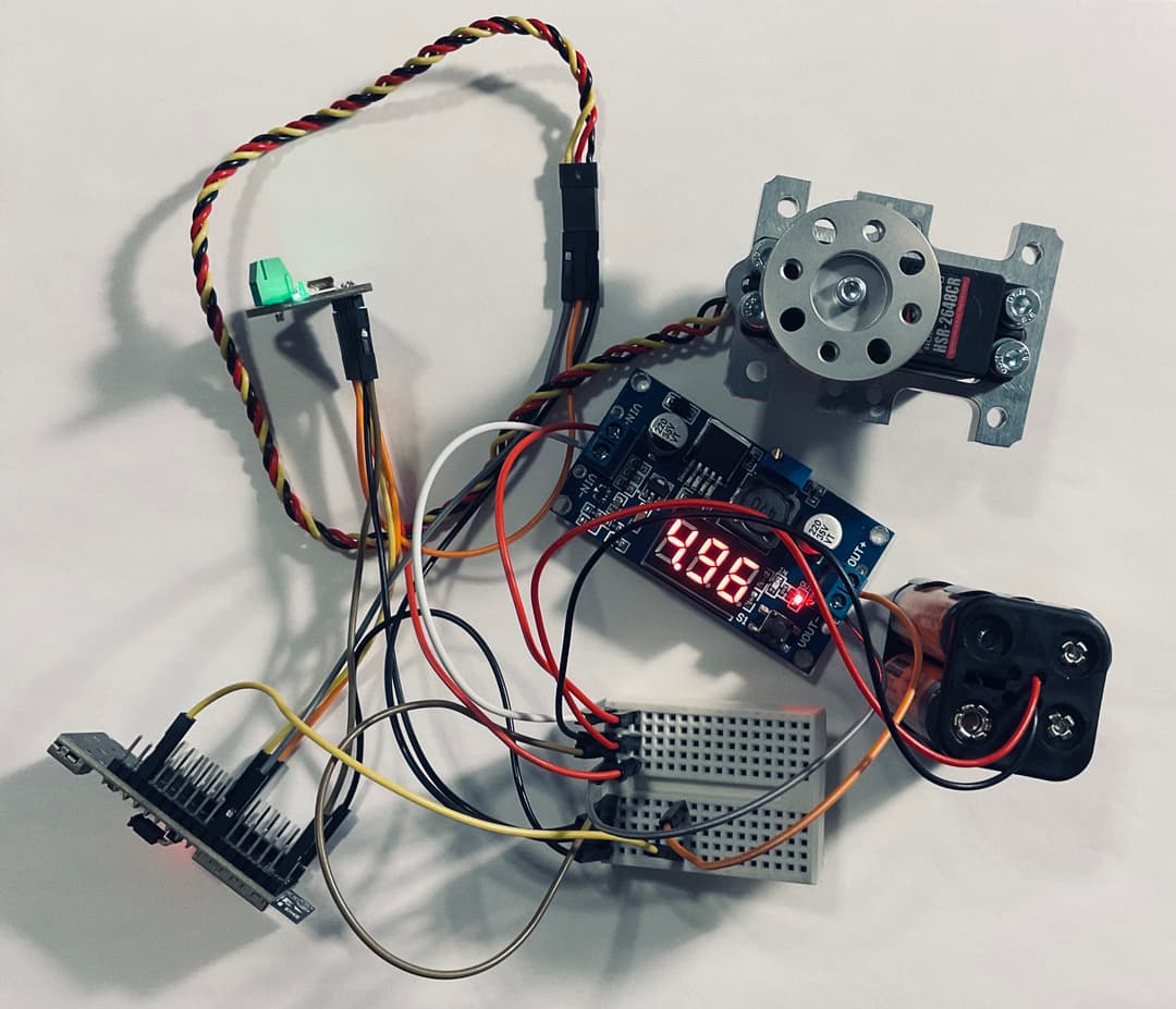 Radiator Controller prototype without 3D body.